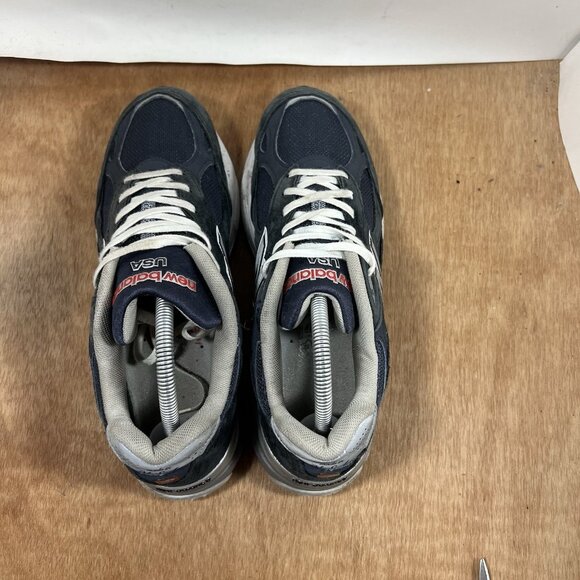 New Balance 990v3 Made in USA Navy Denim Suede M990NB3 Men's Size 8.5 Shoes - Picture 5 of 9